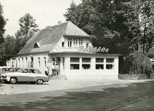 Bad saarow pieskow mit der - ak,