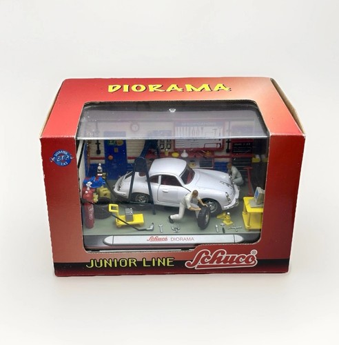 Porsche 356 werkstatt - porsche, diorama