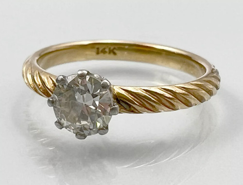 Solitärring 585 gelbgold - 585,