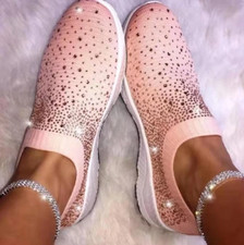 Damen Glitzer Glitzer Slipper