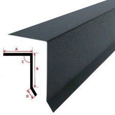 2m Ortgangblech Ortblech Ortgang Dachrandblech Aluminium Alu Anthrazit MATT 