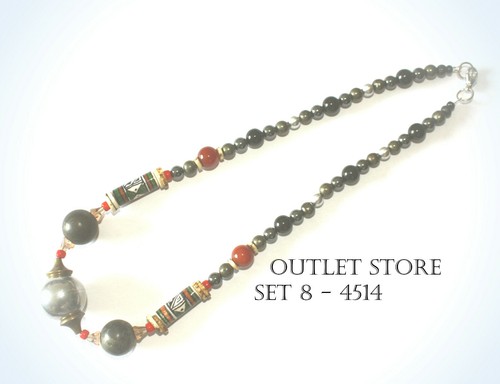 Materialmixkette mit - materialmixkette, 45