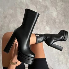 Damen Punk Stiefeletten