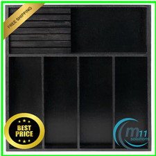 Bambus-Organizer mit Trennwand