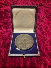 Medaille Jubiläumsfeier Flensburg, Dem Deutschen Handwerk 1900 - 1925 Etui 