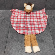 Käthe Kruse Schmusetuch Pferd Kuscheltuch Pony Schnuffeltuch Karo 