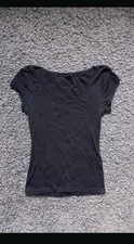T-Shirt H&M Basic schwarz S/M