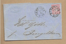 Los  vom  24.10   Heimatbeleg  Hannover nach Ringelheim  1868