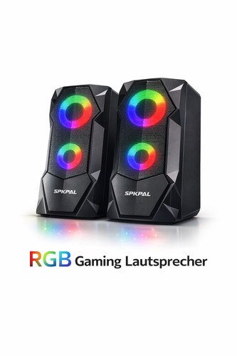 Rgb gaming lautsprecher - gaming,