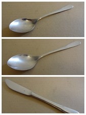 WMF Bamberg Besteck Menümesser Menügabel Suppenlöffel Kaffeelöffel - Cromargan