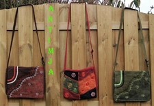 Indische Tasche Umhängetasche Hippie Goa Handarbeit Flower Power Flippige Tasche