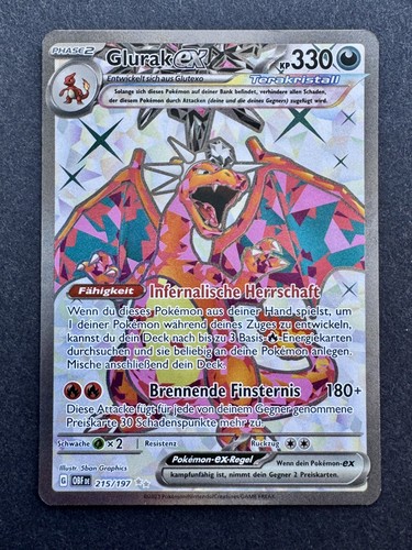 Pokémon glurak 215 197 - glurak, 215/197