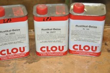 5x Rustikalbeize Lösemittelbeize Clou Nr. 503 , 2654 , 102 , 2655 , 2577