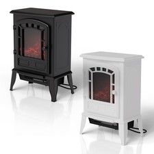 Elektrokamin Elektro Kamin Standkamin Flammeneffekt Heizgerät 2000W Juskys®