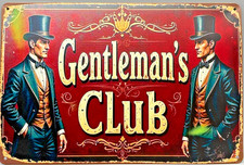 *Metall/Blech-Schild-"Gentlema