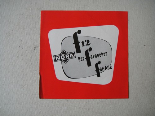 Nora 1217 fernsehgerät - nora,