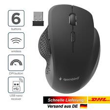 Gembird 6-Tasten-Maus wireless
