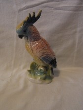 Parfümlampe Porzellan Nachtlicht Papagei Vogel Vintage deutsch #ohne