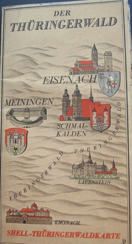 Alte shell karte der - alte,