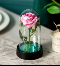 🌹 LED Rose im Glas –