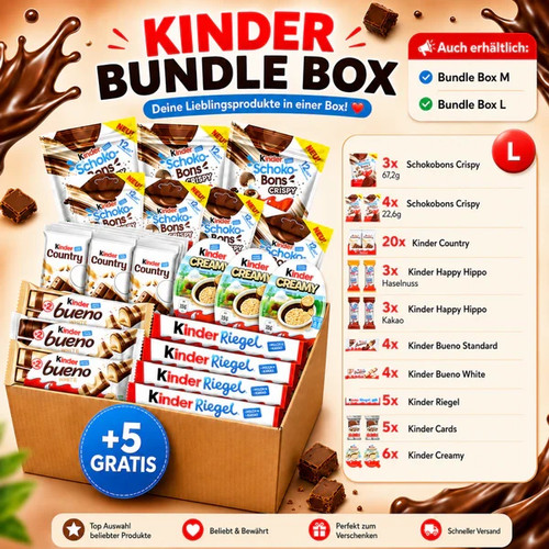 Kinder ferrero bundle box - kinder, "l"