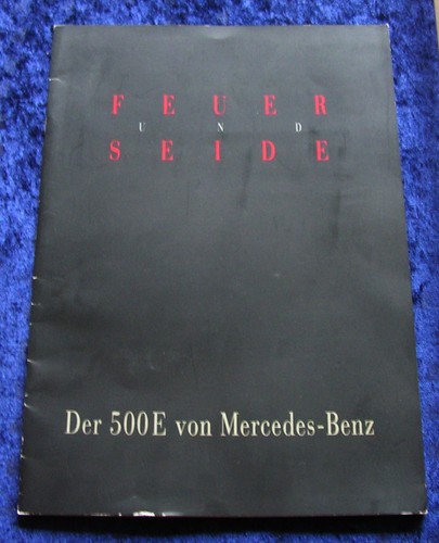 Mercedes prospekt 500e w124 - mercedes,