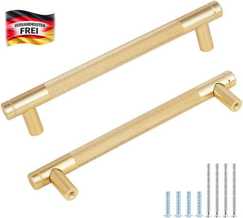 Möbelgriffe edelstahl 140mm - edelstahl,