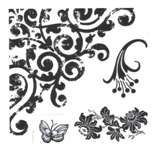 Feinkontur stempel große - 4,