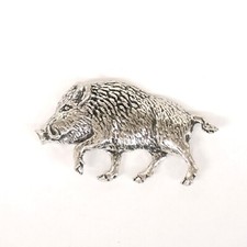 Wildschwein Keiler Pin Anstecknadel Anstecker Hut Schmuck Button Pinwand