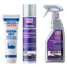 LIQUI MOLY Cabrio Pflege Set Gewebeimprägnierung, Cabrio-Verdeckreiniger etc.