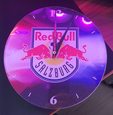 RedBull Salzburg Wanduhr Sport Uhr Wanddeko 