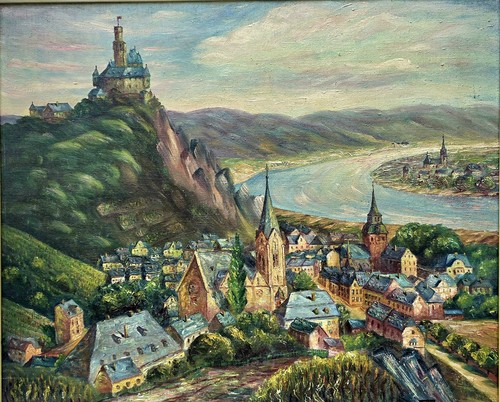 Braubach mosel mit marksburg - braubach/mosel,