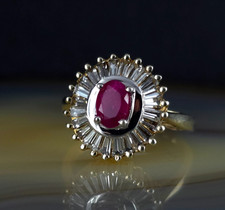 Ring Silber 925 Rubin Topas Gold Harry Ivens 20,0 mm - strahlend schön