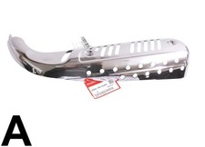 Chrom Hitzeschutzblech Auspuff