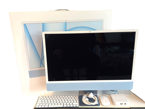 Apple imac blau 512gb - 24",