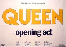 QUEEN rares Konzertplakat von
