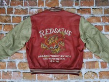 REDSKINS VINTAGE LEDERJACKE