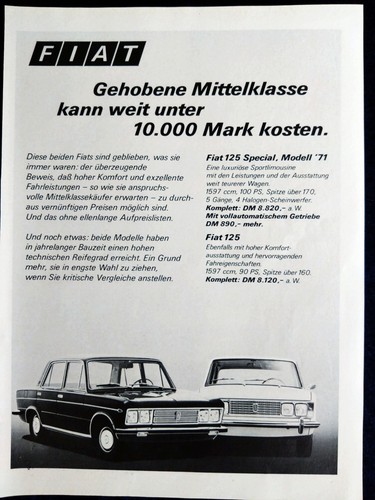 Fiat 125 und - , special