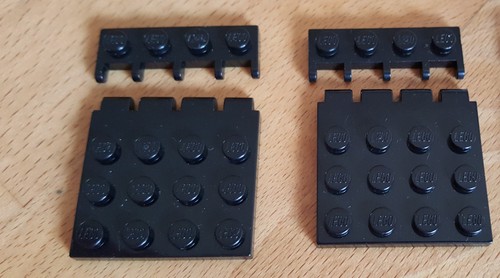 Schwarze lego klappen - schwarze,