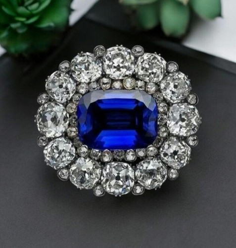 Blauer saphir diamant - blauer,