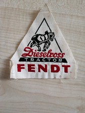 Original Fendt Dieselross Aufnäher Patch Abzeichen Marktoberdorf 50er Jahre