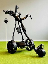 Elektro Golf Trolley CADDYONE 410 Schwarz, 300W, 18Ah-Lithium-Akku