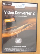 S.A.D Video Converter 2 Video und Film Dateien alte Software aus meiner Sammlung