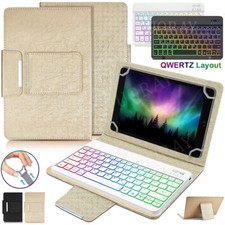 Hülle mit QWERTZ Beleuchtet Tastatur Für Lenovo Tab P11 Pro/M10 FHD Plus/HD/M11