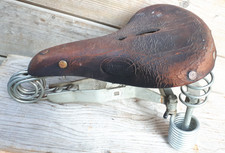 großer ur alter ledersattel