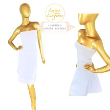 Daytona Kleid von Wolford S Small weiß A-Linie Rockkleid variabel