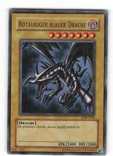 Yugioh ROTÄUGIGER SCHWARZER DRACHE , lob-g056 Ultra Rare deutsch Good 