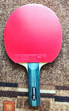 Tischtennis Holz Adidas Fibertec Power ST gerade mit Beläge