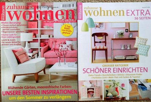 Zeitschrift zuhause wohnen - zuhause,