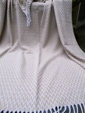 Baumwolldecke Wolldecke sehr weiches Plaid 140 x 200cm Marbella Beige/ Sand